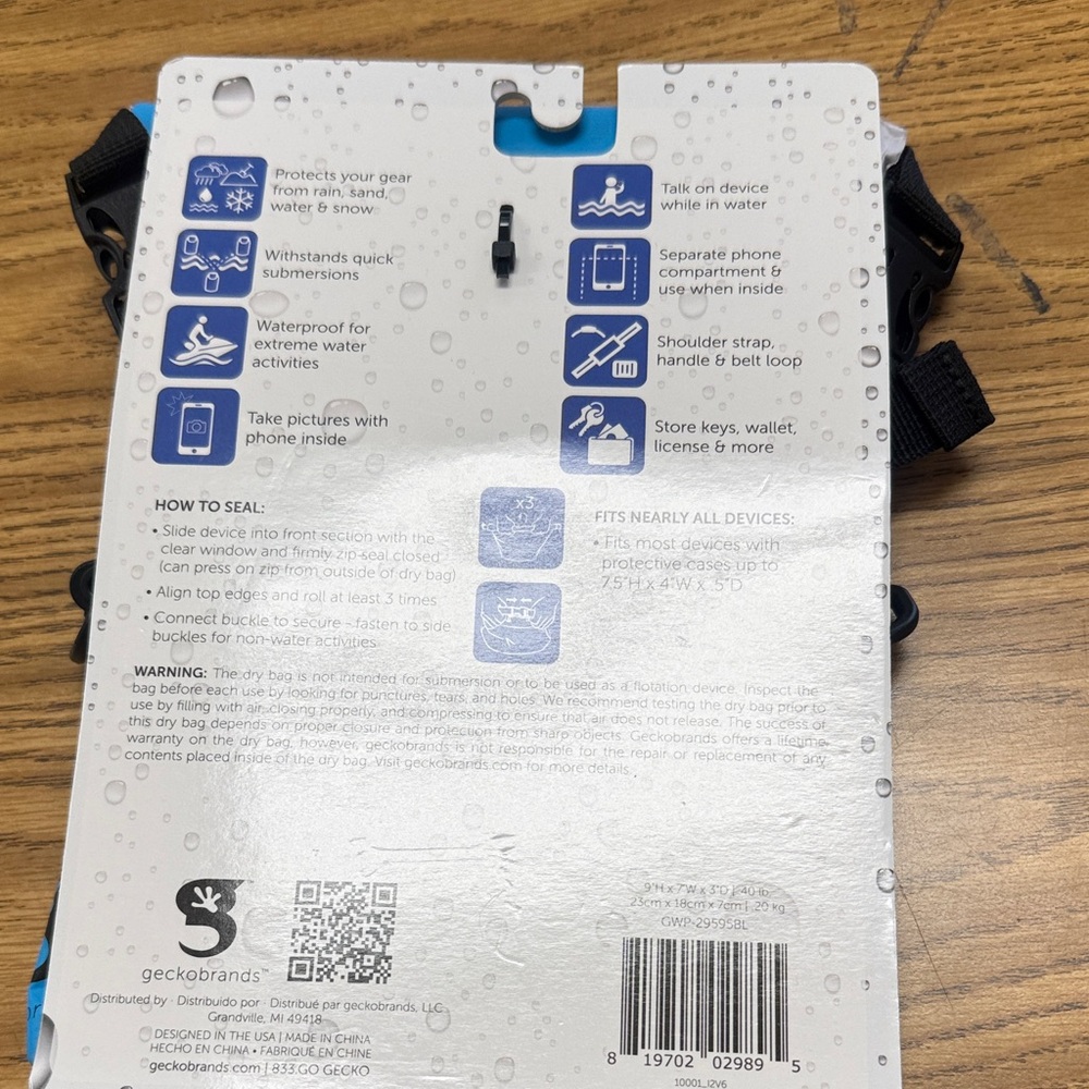 Waterproof Tablet Case - Blue - Picture 2 of 2